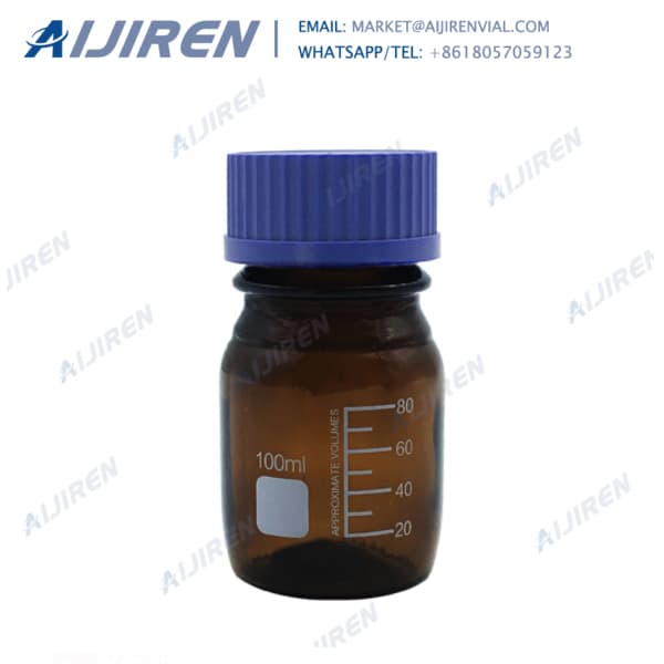 Cap Transparent amber reagent bottle